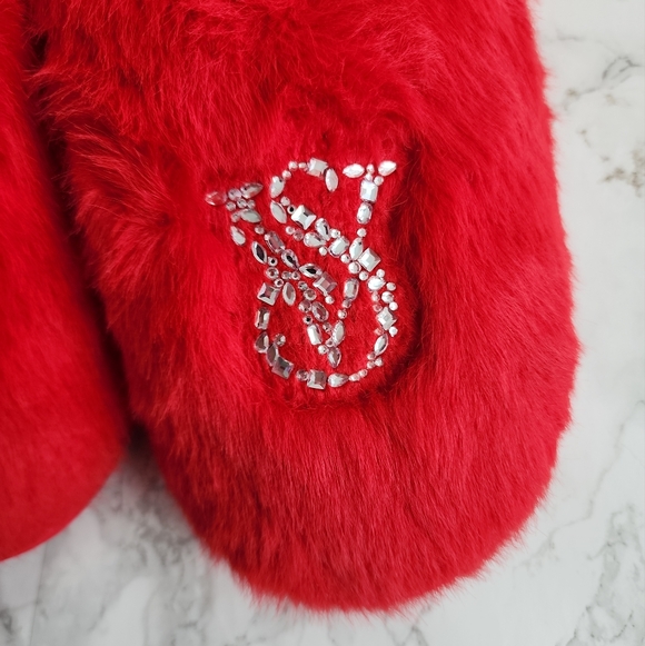 Victoria’s Secret cozy plush robe in red size M/L & Sleepers L - Picture 6 of 11